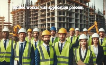 Skilled worker visa application process.